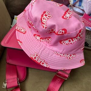 Pink new unused Barbie bucket hat